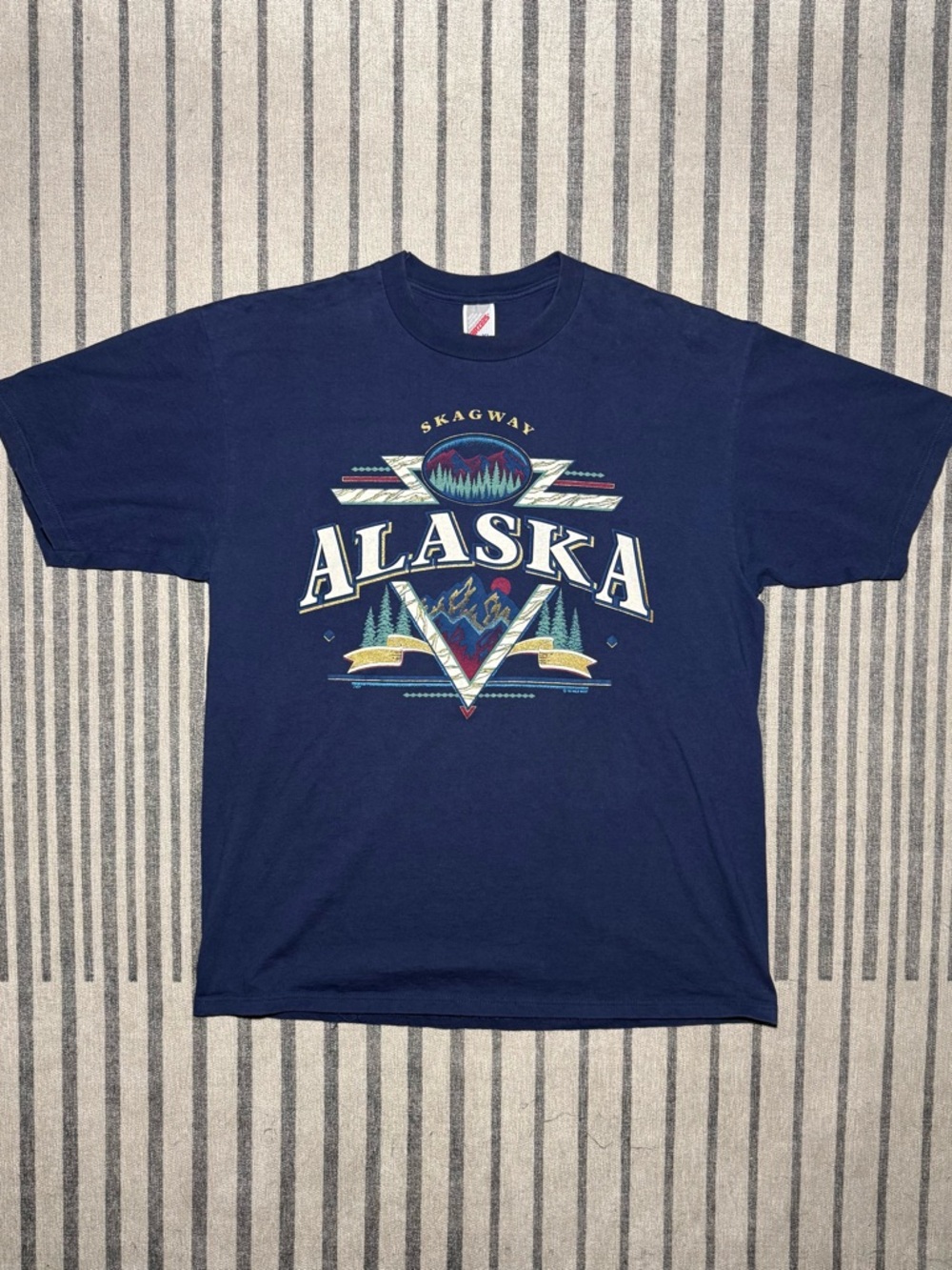 Vintage 90s Jerzees Alaska T-Shirt XL